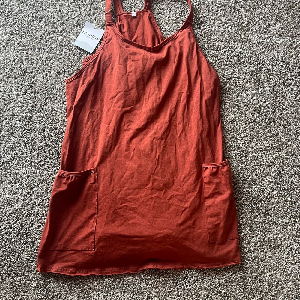 Target Rust Midi Dress
